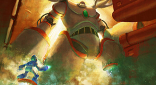 a screen grab taken from the boss Battle website for the megaman art show happening in San Francisco march 2013